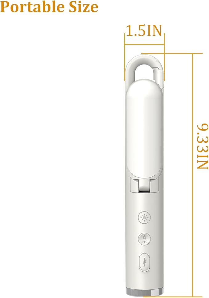 LED Camping Light, JMKMGL Foldable Rechargeable Light Built-in 2400mAh Battery, 5 Mode, Multifunctional Emergency Light with Flashlight and SOS Function for Camping Fishing Hiking and Travel