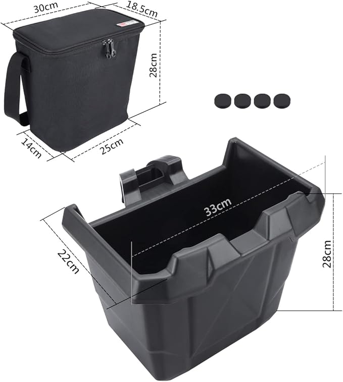 for Defender Center Underseat Storage Bin+Portable Ice Chest Cooler,Compatible with Can Am Defender/Defender Max 2016-2022 Replace OEM #715003446