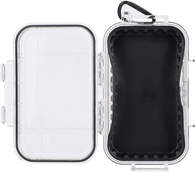 Tbest Waterproof Dry Box Airtight Outdoor Shockproof Storage Case Multipurpose Carry Box Container Inner Rubber Pad Detachable 4 Colors