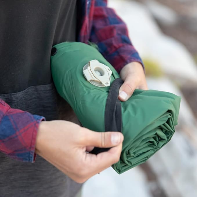 Camping Sleeping Pads and Camping Pillow Set - Ultralight Sleeping Pad for Camping, Backpacking Pad and Hiking Sleeping Pad- Ultralight and Packable Floor Sleeping Mat and Pillow Set