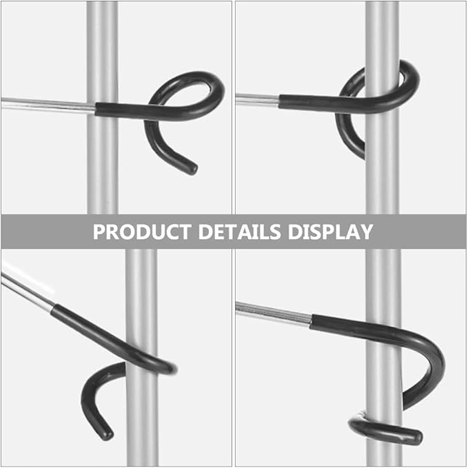 BESPORTBLE Multi Hanger 2Pcs Camping Hooks Light Hooks Camping Pole Light Hooks Camping Lantern Hanger Bird Feeder Hook