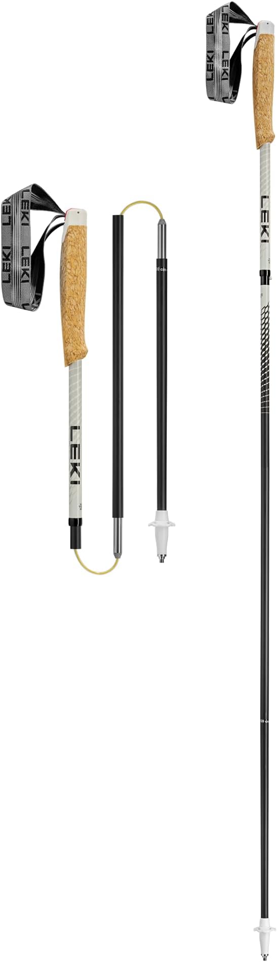 LEKI Neotrail Pro FX.One Superlite Carbon Collapsible Lightweight Trekking Poles for Hiking & Trail Running