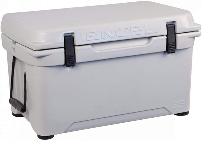 ENGEL 25 High Performance 5.28 Gallon 24 Can High Performance Durable Rotationally Molded Ice Cooler for Camping, Hunting, and Fishing