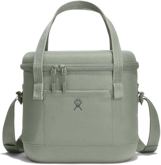 Hydro Flask Cooler Bag for Beach, Beverages and Travel - Insulated Soft Lunch Bag - 12 L Capacity in Agave Green