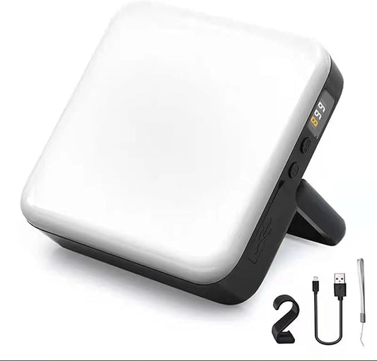 Rechargeable Camping Lantern with 20000mAh Power Bank, Tent Lights for Vendor Booths, Outdoor Portable LED Waterproof Emergency Light, for Power Outages, Hiking, and Survival Gear