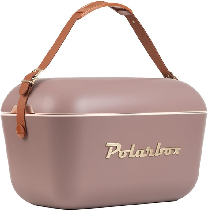 Retro Beach Cooler Vintage Picnic Lunch Box Bag Portable Cooler Travel Camping Hiking 90s Style Ice Chest