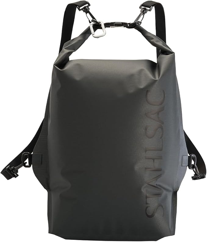 Stahlsac Abyss Drylite Dry Bag 25L in Dark Grey | Durable Waterproof Bag | Lightweight Dry Bag Backpack for Boating, Hiking, Kayaking, & Rafting | Tested for Enhanced Durability | Removable Straps