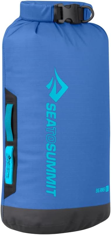 Sea to Summit Big River Dry Bag, Heavy-Duty Dry Storage, 8 Liter, Surf Blue