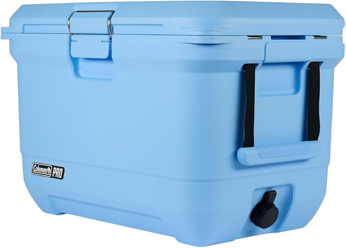 Coleman Pro 45qt Ultra-Light Premium Hard Cooler, Extra-Thick Insulation Keeps Ice up to 4 Days, 74-Can Capacity