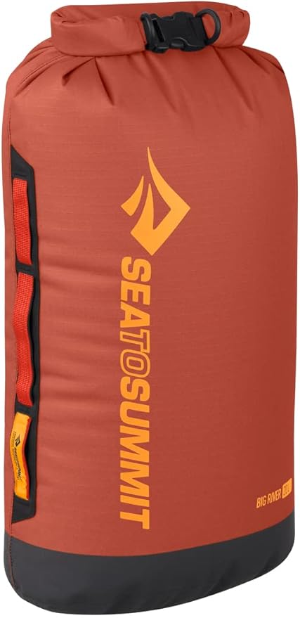Sea to Summit Big River Dry Bag, Heavy-Duty Dry Storage, 20 Liter, Picante Red