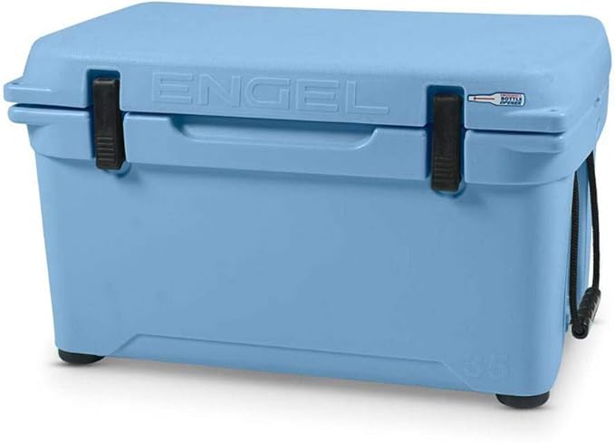 Engel Coolers ENG35 Cooler | 36 Can High Performance Durable Seamless Rotationally Molded Ice Box for Camping, Hunting, and Fishing