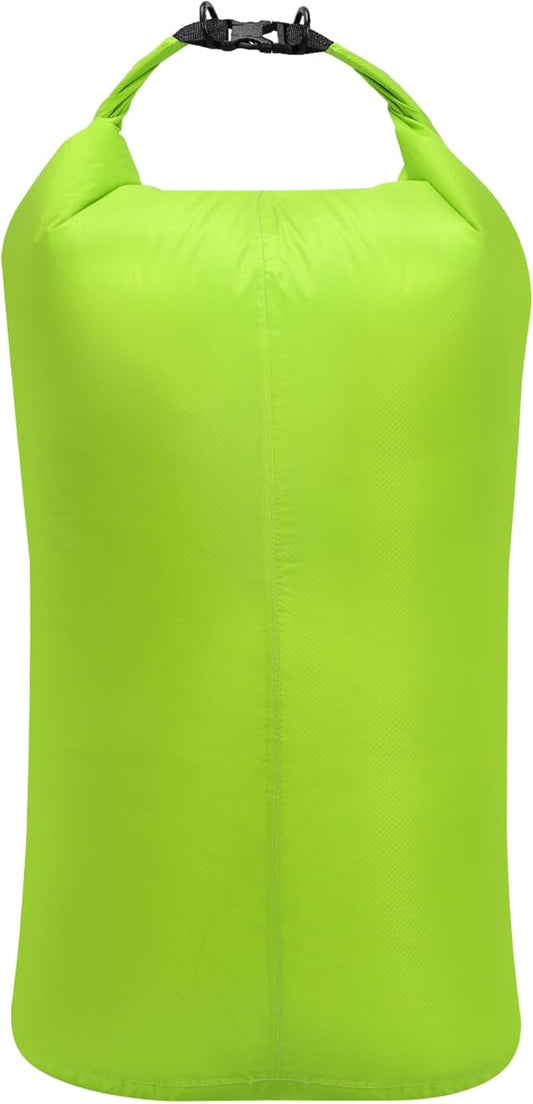 Desoto Waterproof Dry Bag - Roll Top Waterproof Backpack Sack Keeps Gear Dry, PU5000mm, for Kayaking,Boating, Hiking, Camping (Green, 20L)