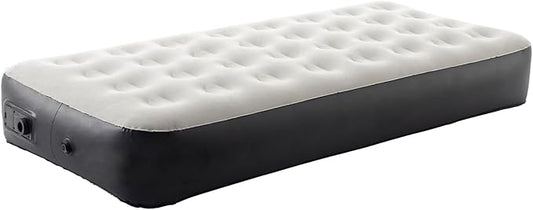 Twin Size Air Mattress with Built-in Pump, Inflatable Bed Blow Up Mattress for Camping