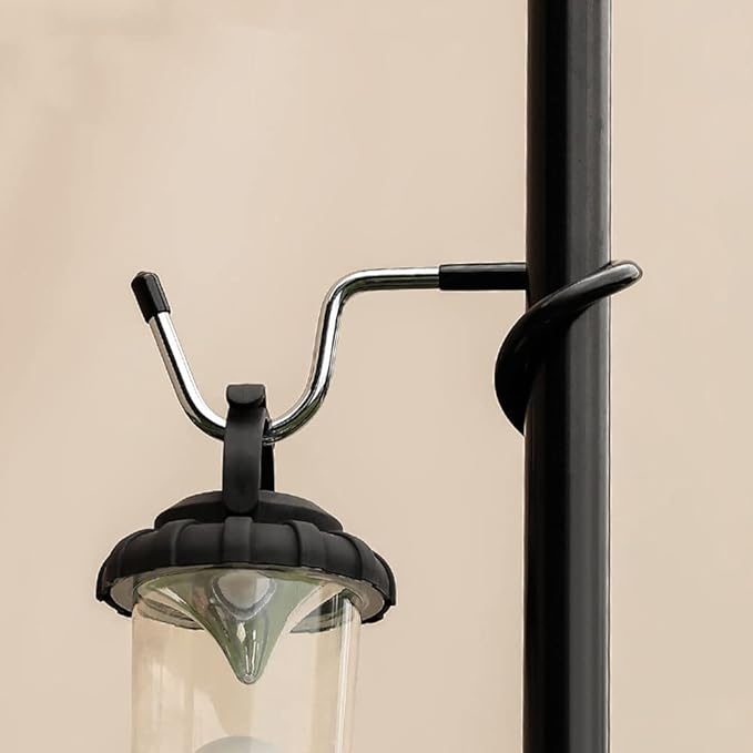 BESPORTBLE Multi Hanger 2Pcs Camping Hooks Light Hooks Camping Pole Light Hooks Camping Lantern Hanger Bird Feeder Hook