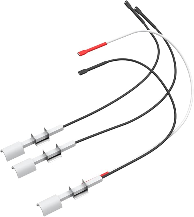 SafBbcue 7628 Igniter Kit for Weber Genesis 300 Series, Push Button for Weber Genesis E 310 320 330 Gas Grills with Front Mounted Control Panel, Ignitions Replacement Grill Parts 65942