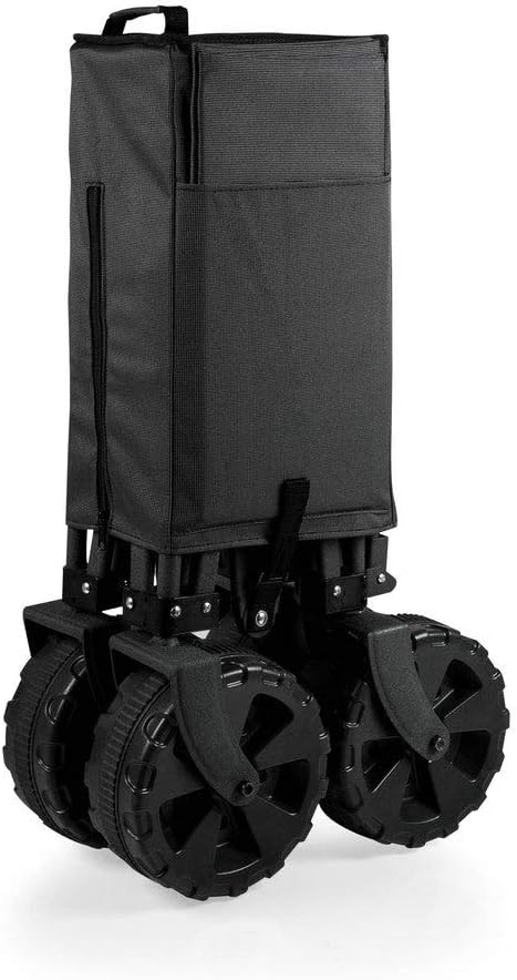 ONIVA - a Picnic Time Brand Adventure Wagon All-Terrain Folding Beach Wagon with Big Wheels - Sport Utility Wagon - Garden Wagon Collapsible - Wagon Cart, (Dark Gray)