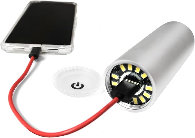 Voltaic Systems Shine 3-in-1 LED Lantern, Emergency Flashlight, Rechargeable 10,050mAh Portable Power Bank. 100+ Hours Run Time, Dimmable, IPX67 Waterproof Metal Case Used for Camping, Home, Outages