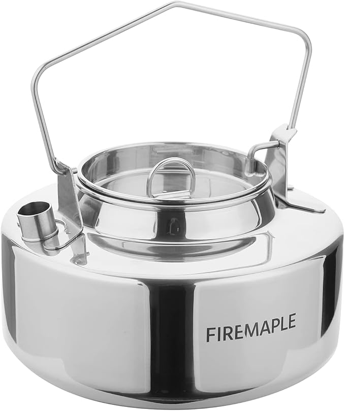 Fire-Maple Antarcti 1.5L Kettle Series | Portable Durable Bushcraft Gear Open Fire Kettle | SUS304 Stainless Steel