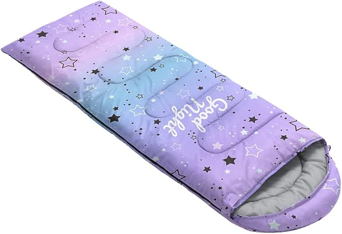 QOOMO Camping Sleeping Bags,3 Season Warm & Cool Weather,Lightweight,Waterproof Sleeping Bags for Adults & Kids,Traveling,and Outdoors,Camping Gear Equipment