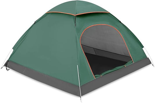 MoNiBloom 2 Person Dome Tent with Skylight, Ultralight Carry Family Tent Easy Set Up and Backpacking Tent with Lightweight Aluminum Alloy Frame for Adults Camping Hiking Outdoor Festivals, Blue