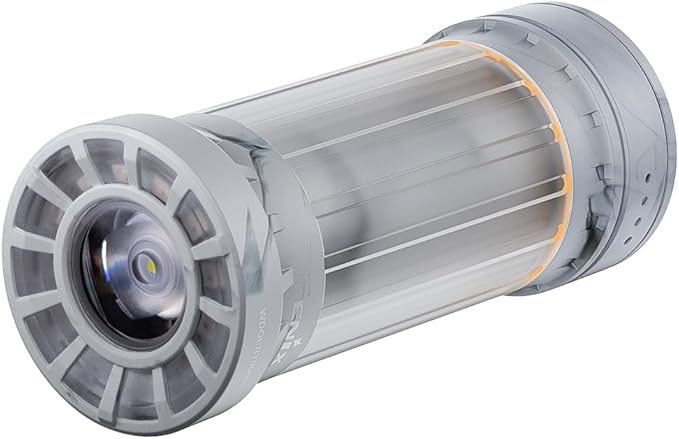 Fenix CL22R 500 Lumen Compact Lantern, USB-C Rechargeable and Multifunctional with Red Light and Colorful Ambient Lights for Camping, Hiking, Fishing (Iceberg White)