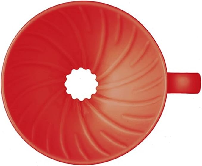 Hario VDCR-02R V60 02 Coffee Dripper Ceramic Red Coffee Drip for 1-4 Cups