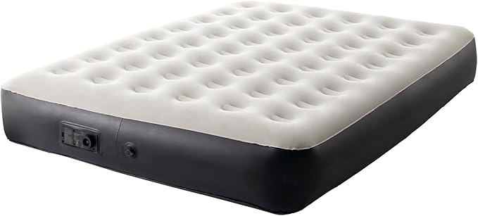 Queen Size Air Mattress with Built-in Pump, Inflatable Bed Blow Up Mattress for Camping