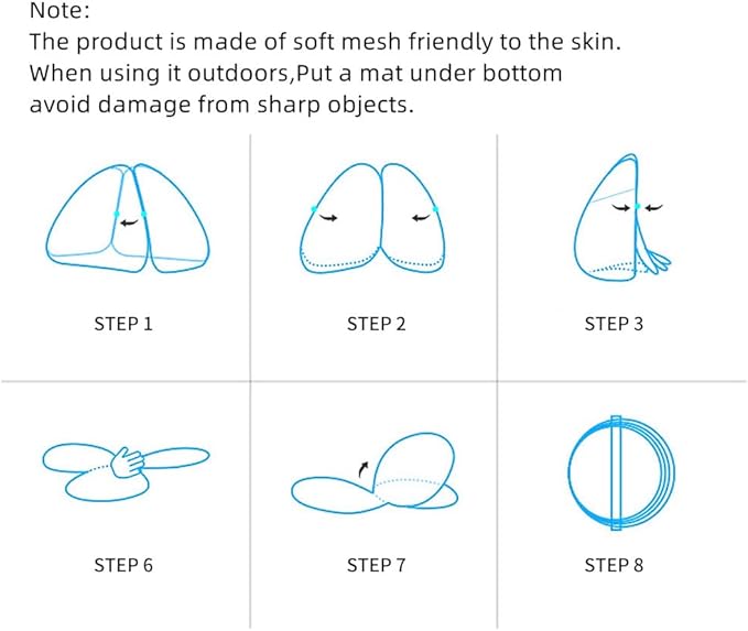 Jsanh Folding Mosquito Net Tent Canopy Curtains for Beds Pop Up King Size Portable Netting with Bottom Baby Adults L80XW72XH62inch