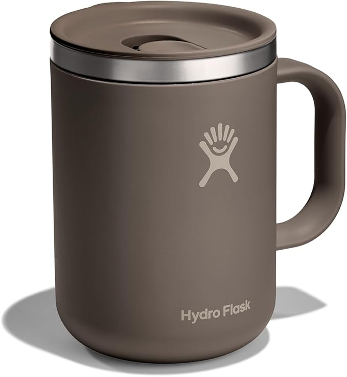 Hydro Flask Coffee Mug – Insulated Stainless Steel, Non Spill, Leak Proof Travel Mug 24 Oz Sandpiper
