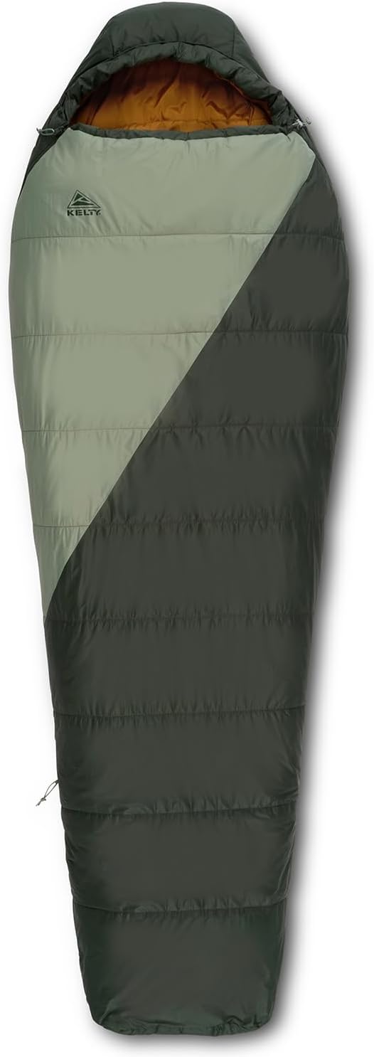 Kelty Cosmic Synthetic Fill 40 Degree Backpacking Sleeping Bag with Compression Straps, Compact and Lightweight, 2022