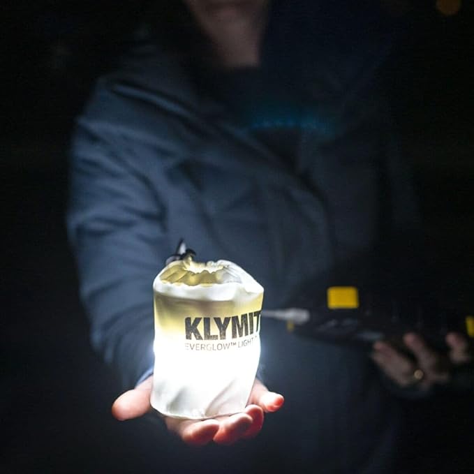 KLYMIT Everglow LED Light Tube | Portable, Inflatable Camping Lantern for Outdoor Security, Water Resistant, Perfect for Backpacking & Van Life