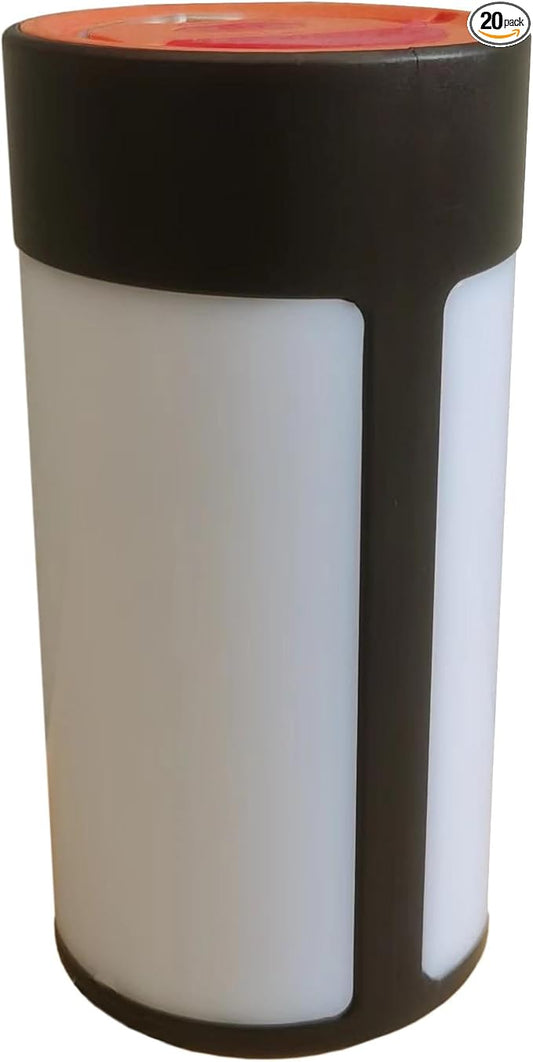 Survival Camping Lantern, Rechargeable LED Camping Lantern,62LEDs,3 Modes & SOS, Rechargeable for 4hrs, Small & Light, Emergency Light for Blackout, Hurricane Hiking Light (Black)