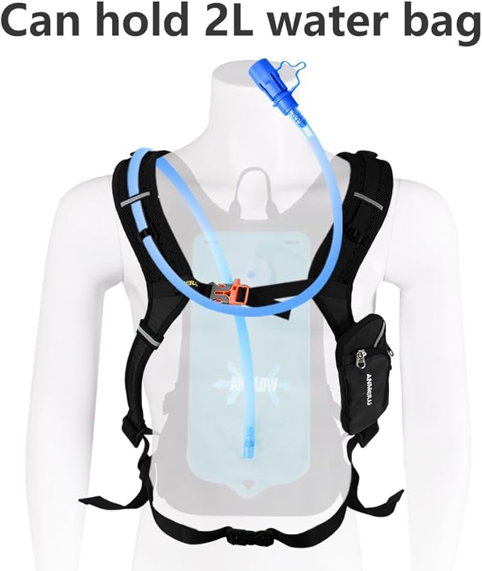 Outdoor Cycling Backpack, 18L, Black