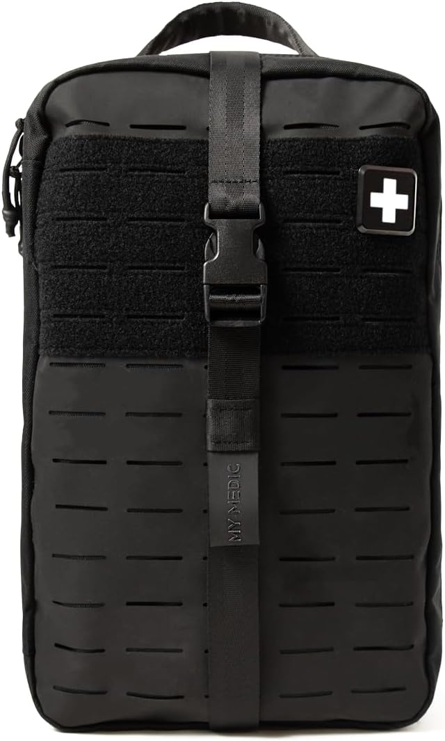 My Medic MYFAK Large Medical Kit (PRO) - Emergency First Aid Survival Essentials & Travel Bag Supplies | Rescue Items For Any Car, Home or Office - Black
