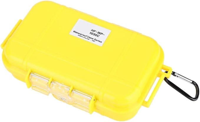 Tbest Waterproof Dry Box Airtight Outdoor Shockproof Storage Case Multipurpose Carry Box Container Inner Rubber Pad Detachable 4 Colors