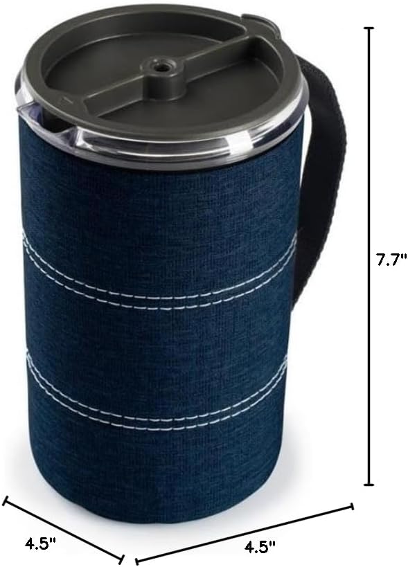 GSI Outdoors 30 fl. oz. JavaDrip for Portable Drip Coffee System at The Office or Camping,Blue