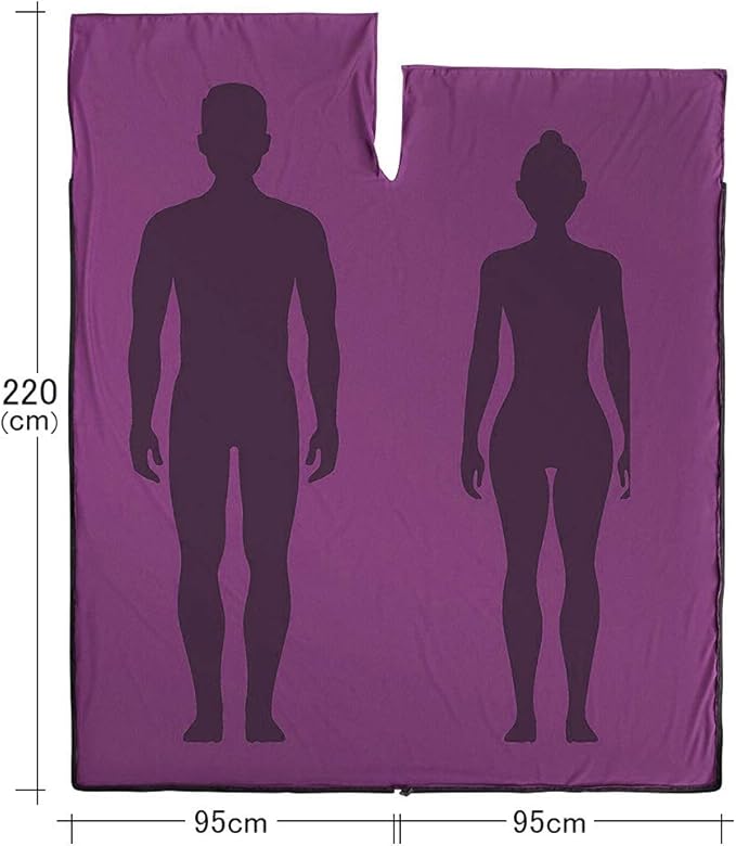 Sleeping Bag Liner,Travel Sheets & Adult Sleep Sack & Self Tan Sleep Sack for Backpacking,Hotel, Hostels, Lightweight Single Camping Sleep Pod