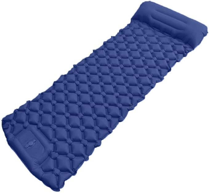 Ultralight Inflatable Camping Sleeping Pad – Compact Built-in Pillow,Waterproof & Durable –Connects to Double Bed and Ideal for Camping, Hiking & Outdoor Adventures
