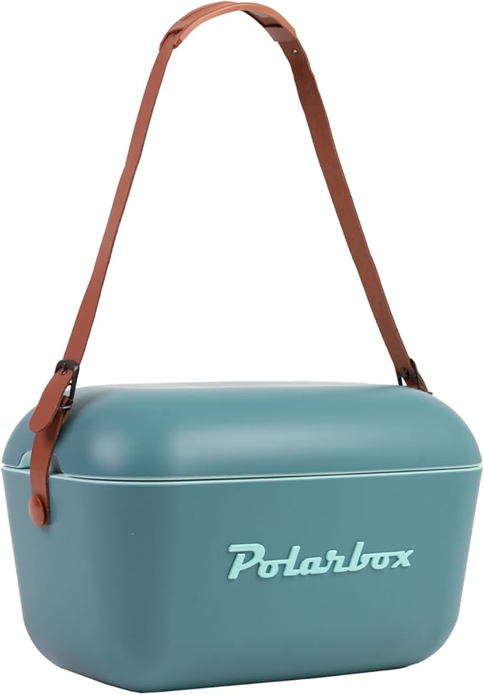 Retro Beach Cooler Vintage Picnic Lunch Box Bag Portable Cooler Travel Camping Hiking 90s Style Ice Chest