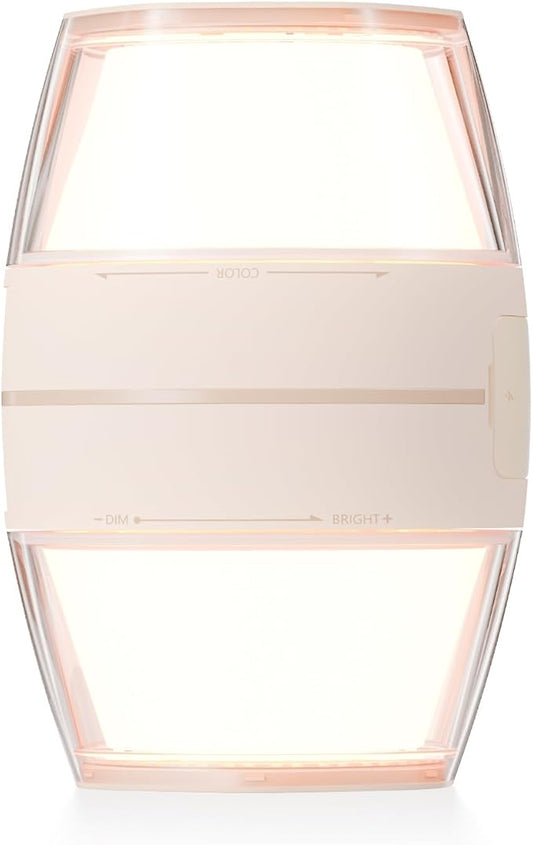 Twist Light LED Ambient Lighting with Hook, 520 Lumens 3 Colors Adjustable Mood Lighting Present Light Rechargeable Lantern for Bedroom Decor, Camping, Party, Travel, Home Essentials