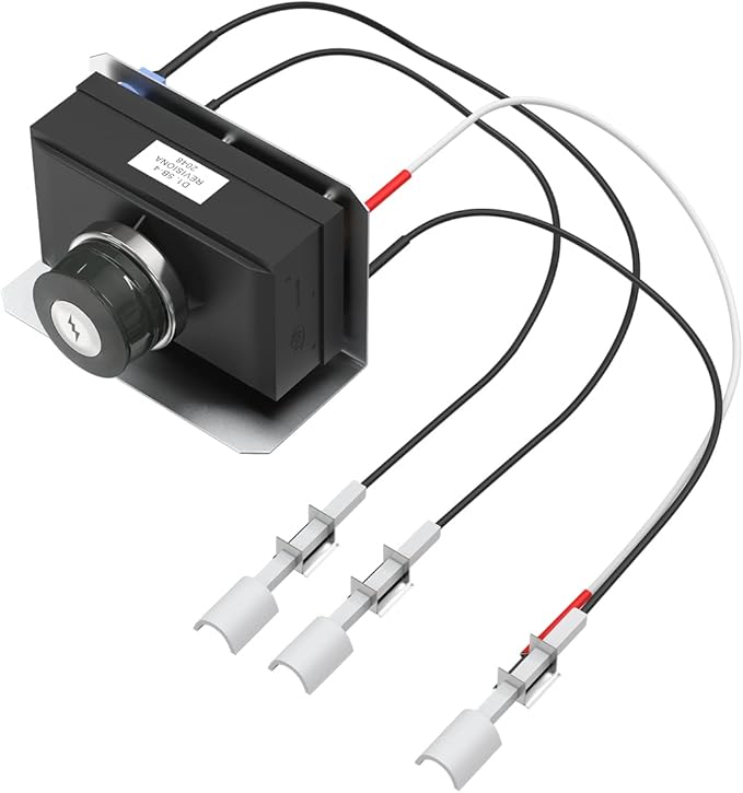 SafBbcue 7628 Igniter Kit for Weber Genesis 300 Series, Push Button for Weber Genesis E 310 320 330 Gas Grills with Front Mounted Control Panel, Ignitions Replacement Grill Parts 65942