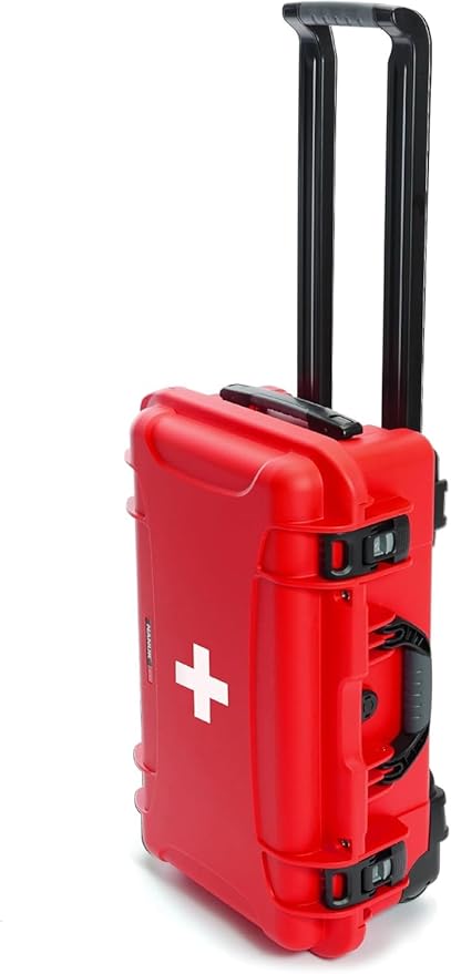 Nanuk 935 Waterproof First Aid Prepper Survival Gear Dust and Impact Resistant Case - Empty - Red, 935-FSA9