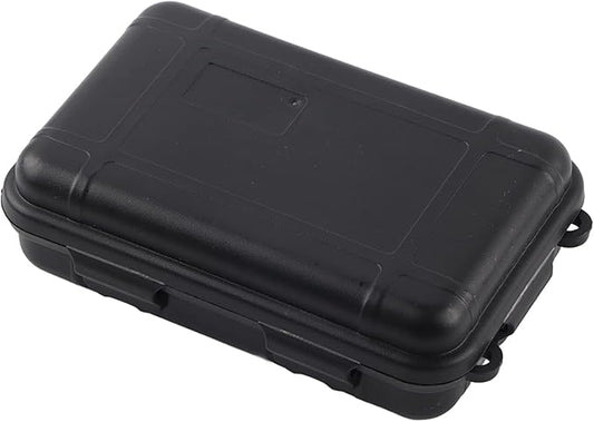 QqmoraStorage Case , Portable Sealed Case Impact Wear Shockproof Box GoodPerformance Save Dry for Camping Fishing