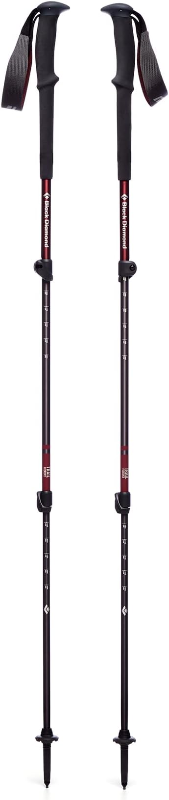 Black Diamond Women's Trail Trekking Poles, Two Lightweight Collapsible Aluminum Hiking Sticks with FlickLock Adjustability for Hiking, Trekking, Backpacking, Walking, Camping, and Travel