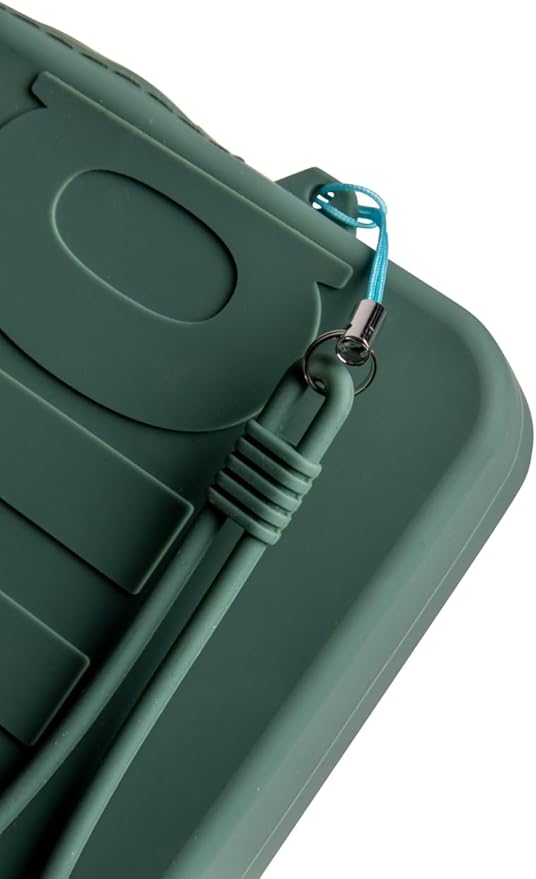 ARENA Dry Clutch Bag Waterproof Silicone Zipper Handbag Beach and Pool Water Resistant Pouch, 3.9 x 6.5 Inches, Green Sage