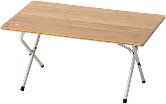 Snow Peak Single Action Camping Table, Portable Dining and Game Outdoor Table - Low