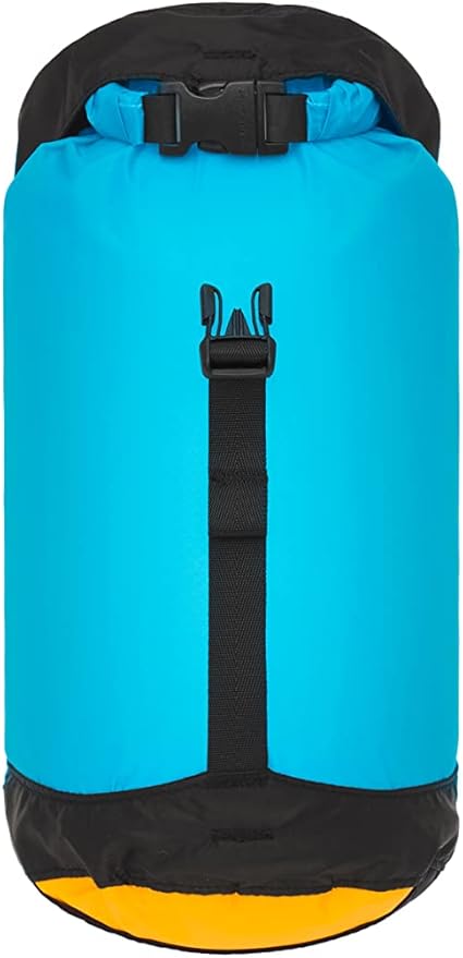 Sea to Summit eVac Ultra-Lightweight Compression Dry Bag, Waterproof Dry Storage, 5 Liter, Atoll Blue