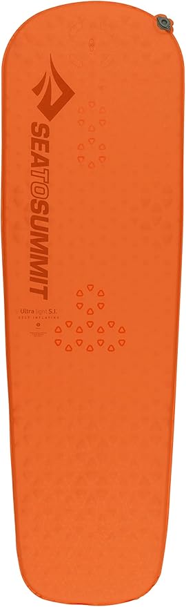 Sea to Summit Ultralight Self-Inflating Foam Sleeping Pad for Backpacking and Camping, Small (67 x 20 x 1 inches)