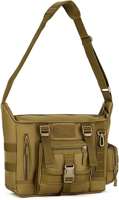 HUNTVP Tactical Messenger Bag Shoulder Bag Cross Body Bag Belt Sling Bags Laptop For Working Cycling Hunting Camping