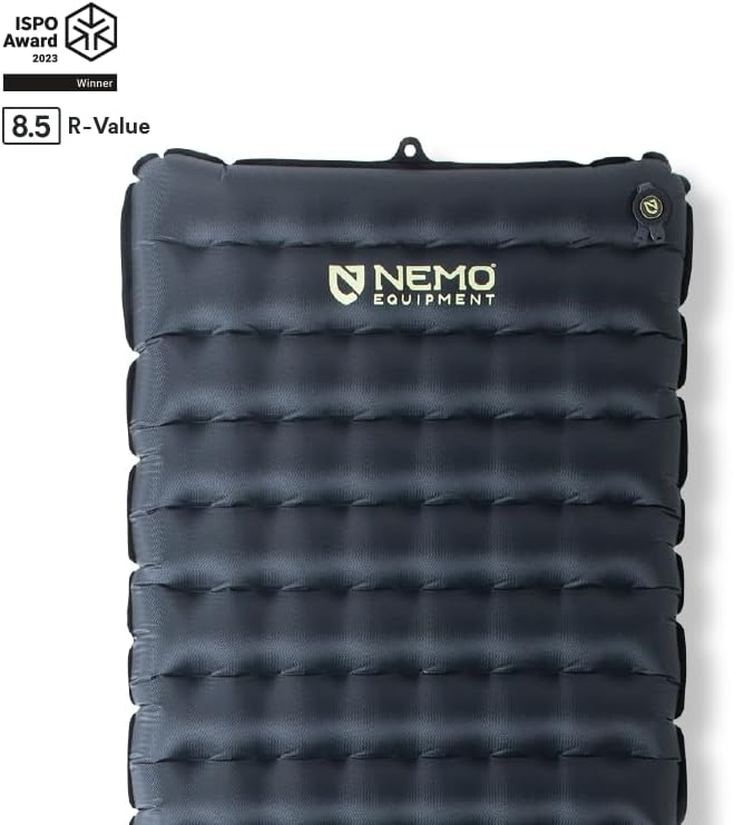 NEMO Equipment Tensor Extreme Conditions Sleeping Pad - Regular (72"x20") - Black/Birch Bud/Citron